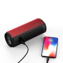 Bezprzewodowy głośnik Bluetooth T6 Plus 40W + Powerbank czerwony