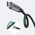 Kabel przewód USB Typ C - USB Typ C PowerDelivery 100W 5A 1.8m ZESTAW 2x czarny
