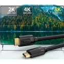 Kabel HDMI 2.1 XHH-TP20 3D Dynamic HDR 2m czarny