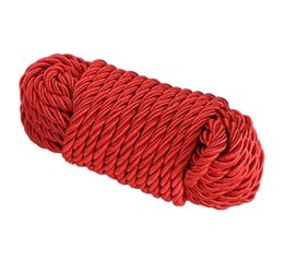 Bondage Rope Shibari Polyester Red 10 m Guilty Toy 29-0036
