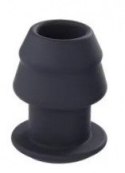 Hollow Anal Plug Black 7.5 cm Guilty Toys 29-0050