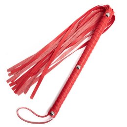 Long Handle Whip Red 62 cm Fetish Love 33-0090