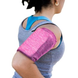 Opaska na ramię do biegania ćwiczeń fitness armband XL różowa