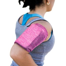 Opaska na ramię do biegania ćwiczeń fitness armband S różowa