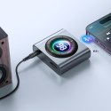 Transmiter audio Bluetooth AUX nadajnik-odbiornik do samochodu telewizora szary
