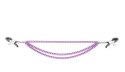 Nipple Clamps with Pink Chains Sigrid Mokko Toys 31-0025