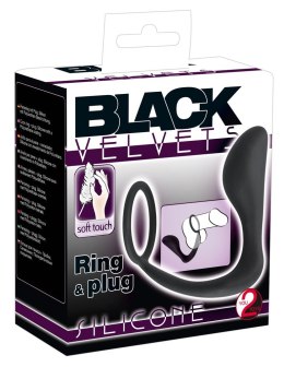 PIERŚCIEŃ BLACK VELVETS RING & PLUG 13-1716