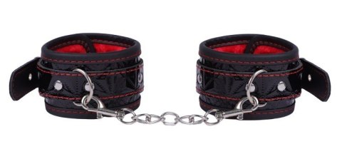 Restraint Me Handcuffs Black/Red Guilty Toys 29-0053